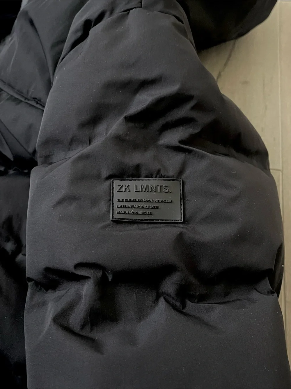 ZARA Kids Black Hooded Puffer Jacket Size 8 / 128 CM